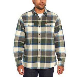 Orvis Green and Blue Plaid Casual Button Down Shirt
